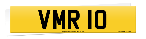 Registration number VMR 10